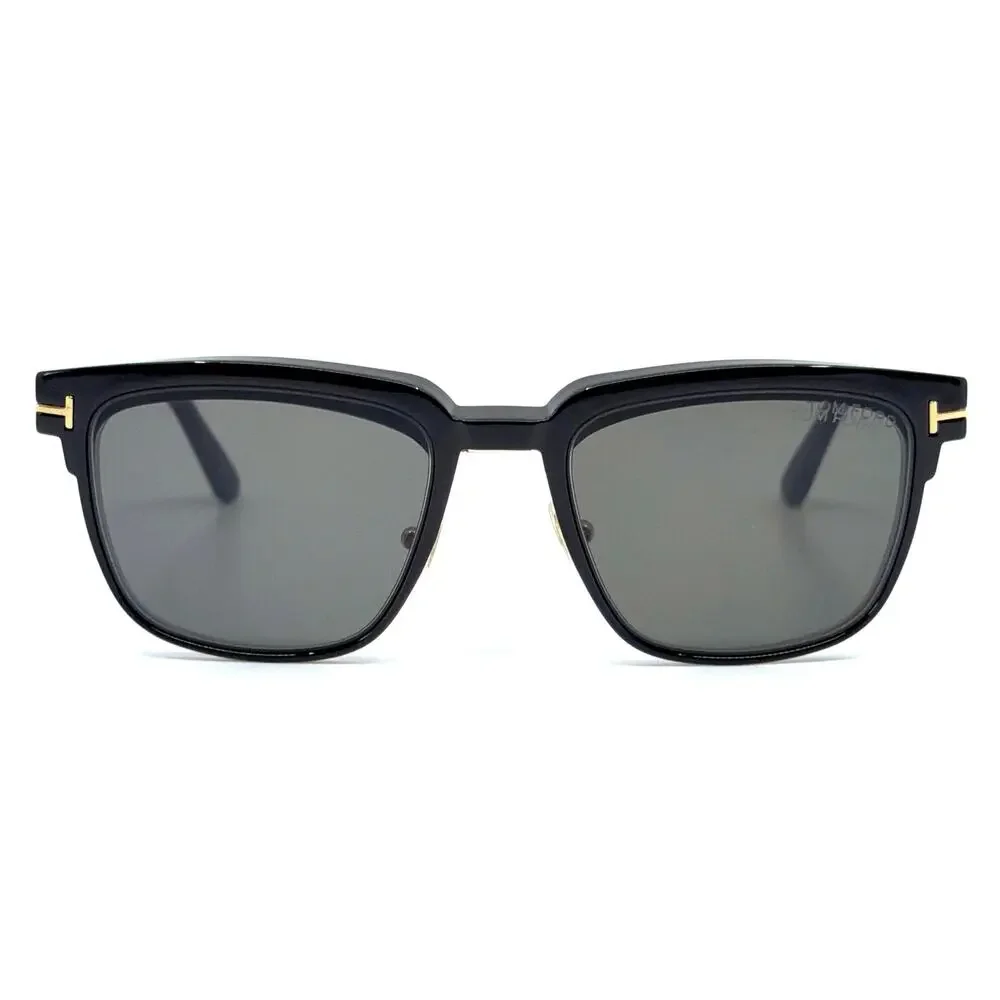 New, TOM FORD Clip-On Sunglasses/Eyeglasses TF5683-B 001 Authentic